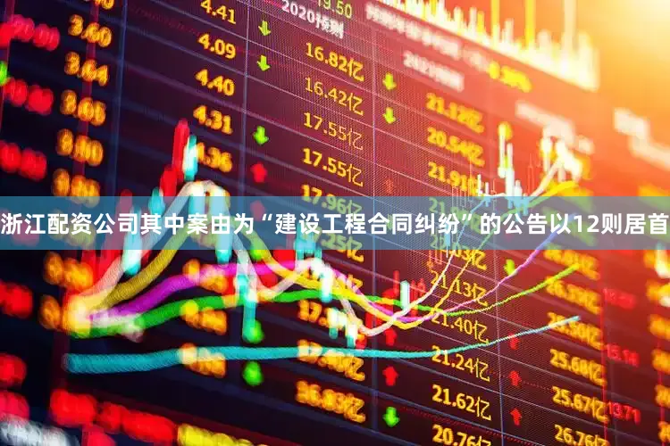 浙江配资公司其中案由为“建设工程合同纠纷”的公告以12则居首